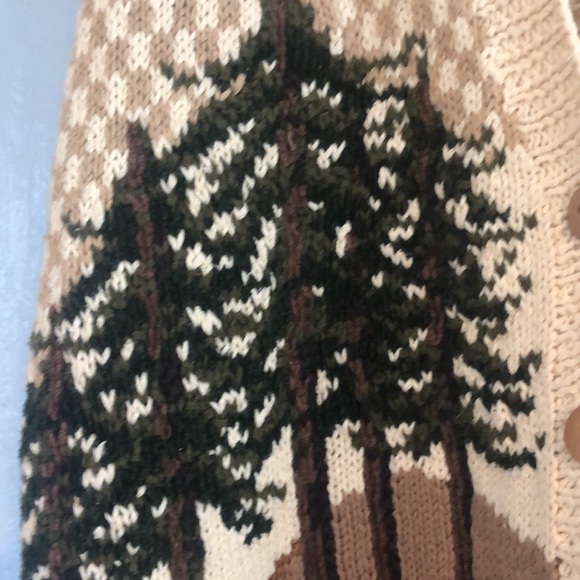 Hand knit lake canoe vest! Size small! Incredible detail - Picture 5 of 6